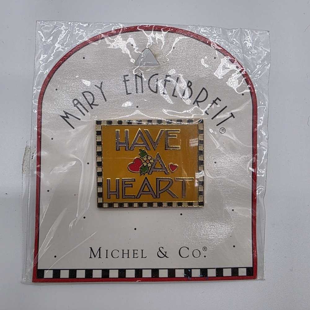 Mary Engelbreit Enamel Pin Have A Heart NEW Vintage Collectible‎ Pin